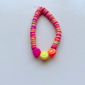 Strawberry lemonade Hand made bracelet